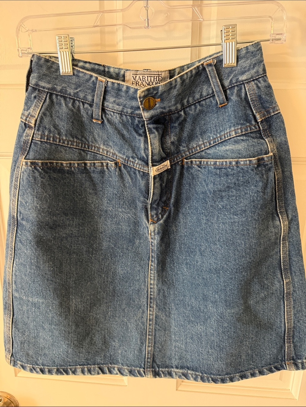 Vintage Marithé François Girbaud Denim Mini
Skirt High Waist Size 5/6